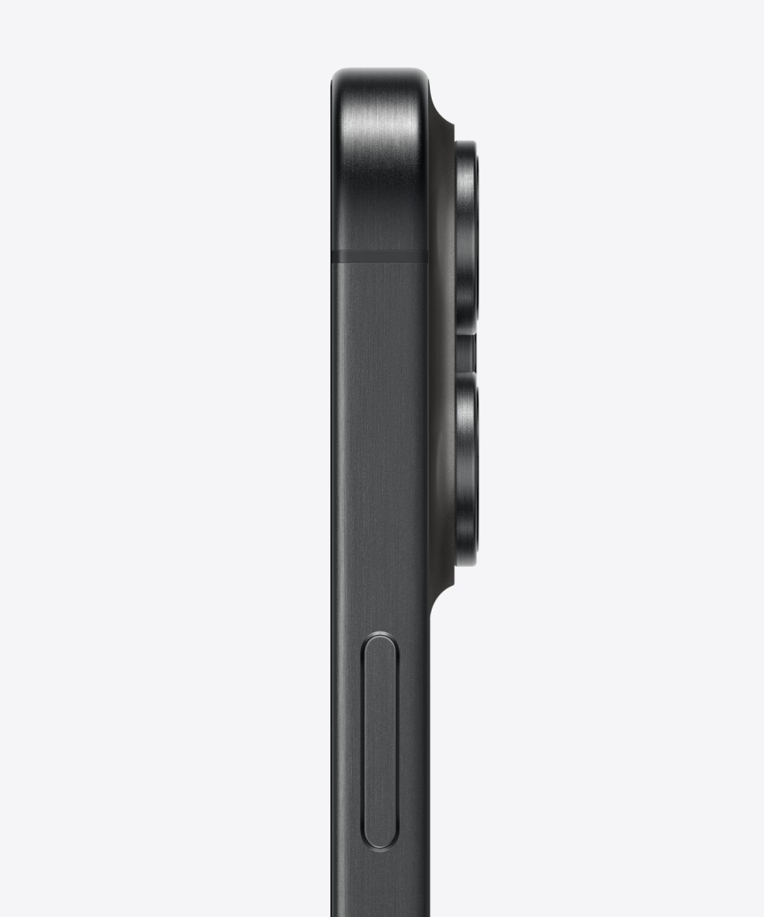 Apple iPhone 15 Pro Max Black Titanium Side